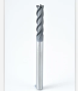4F Flat Diamond Coating Super Hard Carbide Milling Cutter End Mill for Graphite