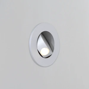 2W LED Modern Aluminum Round Recessed Reading Light for Reading Room Electric
