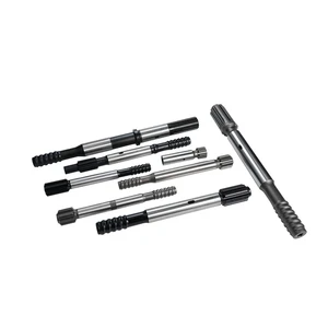 Forged Carbon Steel Mining Tapered Drill Pipe Rock Chisel Bit Drill Rod