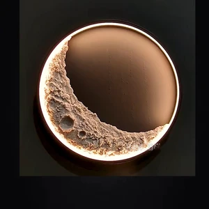 Pouring Light for Bar Background Decoration Wall Lamp Closet Cupboard Cabinet Decoration Moon Lights Arreat Crater