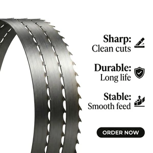 Table Saw Blade High Carbon Steel Band Saw Blades High Abrasion Resistance For Woodmizer Portable Sawmill Lt15