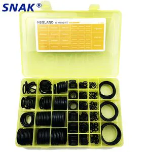 SNAK HBGLAND High Quality Excavator Assorted O Ring Box /36 Sizes 90 Shore 396 PCS Repair Seal O-Ring Kit Set