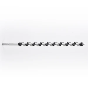 Carbon Steel Auger Drill Bit Black and White Finish for Wood Drilling