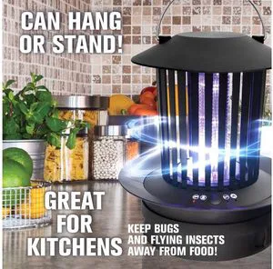 Electric Killer Zapper 18W For Plug-in Electric Bug Killer Solid UV Light Zaps Flies Mosquitoes Ant Bait Heat Kills Cockroaches