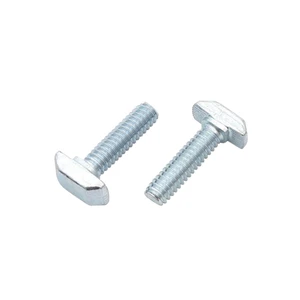 Minde T Bolt Hammer Head Screw For Slot 8mm Aluminum Profile | Carbon Steel | Zinc Plated | M6*15/20/25/30/40