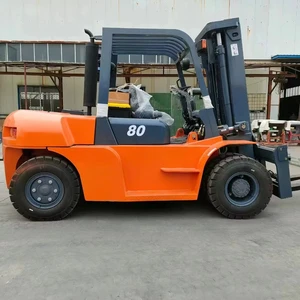 China Customizable Heavy Duty Diesel Forklift For Warehouse Logistics Portable Hydraulic Forklift With Pallet Packaging