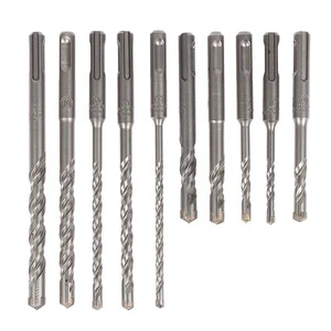 160 200 350mm Tungsten Steel Alloy Concrete Drill Bit With Round Handle and Square Handle 5-25mm SDS PLUS Hammer Drill Bit