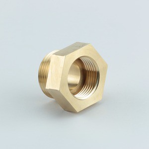 Industrial Bronze Thread Bush Self Lubricating Metal Sleeve Bushing 30mm Shaft 20mm Length Construction Equipment Parts
