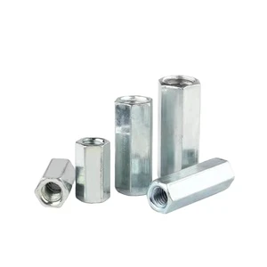 Double Hexagonal Screw Support Isolation Column with Iron Plated Blue Zinc Internal Thread Joint Height