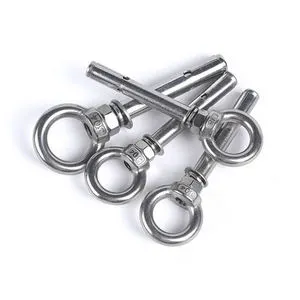 High Quality ZHONGPIN Brand 304/316 Stainless Steel Expansion Bolt Ring Lifting Anchor Eye Bolt for Wall Concrete Anchors Closed