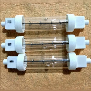 118mm 300w 500w Infrared Jacketed Heater Lamp Quartz Bulb with Sockets