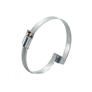 Bridge Hose Clamp (Spiral Hose Clamp) SUS 304 Stainless Steel Zinc Finish Metric OEM Available 100% Taiwan Made High Quality