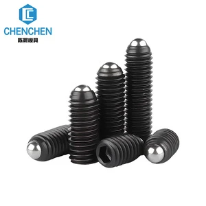 Stainless Steel Ball Plunger Screw Industrial Fasteners with Lock Washer Custom