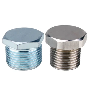 NPT Metric G IP66 Brass Stainless Steel Waterproof Explosion Proof Metallic Blind Plug M75 Size Threaded Stopping Plug