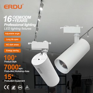 Factory Direct Modern COB LED Iron Track Light 12W 20W 30W Commercial Spotlight for Office Use Wholesale