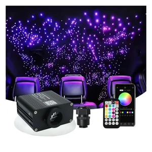 JINXIN DC12V 16W RGBW Twinkle Led Fiber Optic Star Light for Car Starlight Headliner Kit
