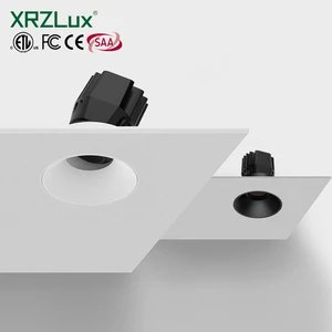 For Modern Anti-glare Recessed LED Ceiling Downlight Commercial Aluminum 10W COB Light CRI 97 Dimmable Wall Washer Lights