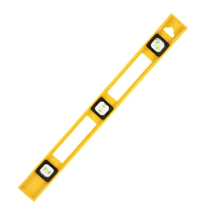 Yellow Plastic Spirit Level Handheld High Precision Level Ruler