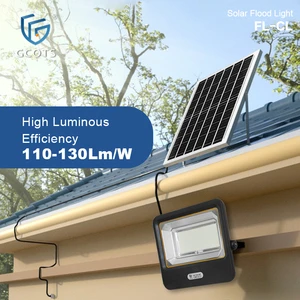 GCOTS Outdoor 50W 100W 200W 300W 400W 500W 600W High Brightness Solar LED Flood Light IP65 Waterproof