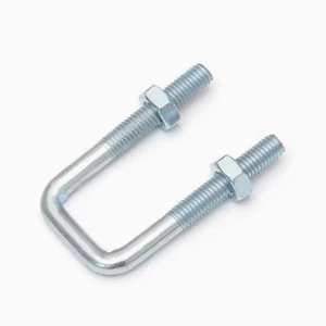 Zinc Plated Carbon Steel U-Bolt Pipe Clamp M6 Grade 4.8
