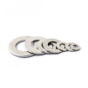 DIN Standard Stainless Steel Flat Pad Screw Washer Zinc Finish Metal Gasket Industrial Plated Aluminium Plastic Split Style