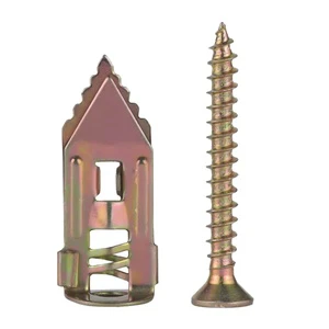 Professional Heavy Duty Steel Expansion Self-Drilling Drywall Anchor Kit Wall Anchor Home Use Gypsum Board Anchors