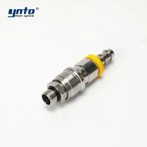 High Pressure 20Bar Hydraulic Quick Release Coupler Industrial Use Threaded Pipe Fittings Quick Couplings Semiconductor Cooling
