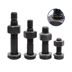 Carbon Steel Zinc Flake Coated Hex Head Bolts And Lock Nuts For Middle East Construction And Heavy Equipment Saudi Arabia UAE