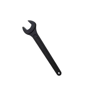 24mm Single Fork Wrench Repair Knockout Forged Wrench Black Single Open End Wrench