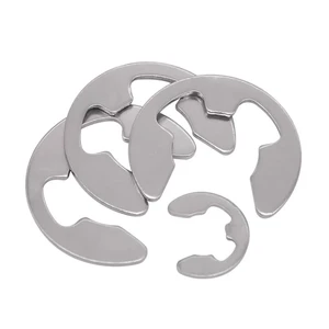 Snap Rings C E Clip M1.2 M1.5 M2 M2.5 M3 M3.5 M4 M5 M6 M7 M8 M10 M12 M15 Circlip Retaining Ring for Shaft Maintenance