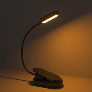 2025 No Blu-ray Custom Book Light Portable LED Rechargeable Table Lamp With Lithium Ion Battery Included LED Book Reading Light