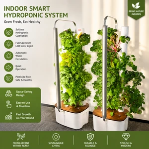 Wholesale Hydroponics Growing System Complete Indoor Vegetable Plant Growth Lamp Starter Kit with LED Grow Light