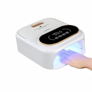 148W High Efficiency UV LED Nail Lamp Sterilizing Quick Drying Auto Sensor Gel Curing Light for Salon Home Manicure