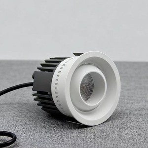 LED High Display Anti-glare Recessed Downlight with Aluminum Body Modern Design IP44 High CRI 90 for Indoor Use