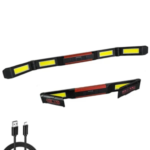 1000 High Lumen Underhood Work Light with Hooks Rechargeable Magnetic LED Flashlight Foldable Portable Cordless Mechanic Light