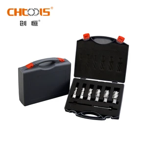 HSS Annular Cutter with Weldon Shank Cutter Kit for Magnetic Base Drills