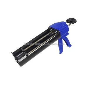 600ML 1:1 Manual Caulking Gun Heavy Duty Adhesive Sealant Gun for Epoxy Resin Cartridge Dispensing