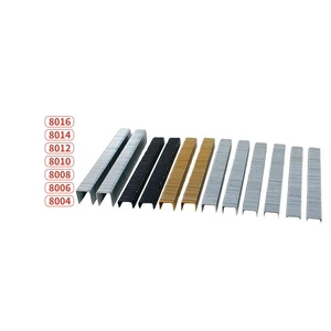 Galvanized Furniture Heavy Duty 80 Series Iron Durable 8016 Industrial Metal Smooth Shank Customized Code Nails Silver/Gold