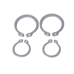 DSH 100Pcs Din471 SS304 C Type Hole Internal Circlips Retaining Ring 47-54 HRC Plain Finish 8.3mm Inner Diameter 1mm Thickness