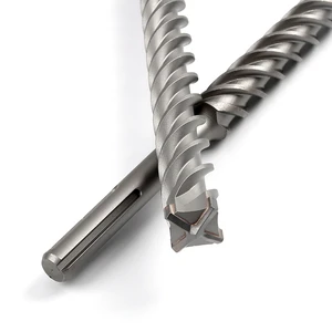 Huhao SDS Plus Max Five Pit Drill Shank 500-1000mm Concrete Drill Bit Electric Hammer Masonry Drill Bits For Concrete