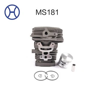 38mm Fits MS181 Nikasil Chain Saw Spare Parts Cylinder Piston Assy
