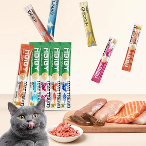 China Manufacturer Wet Pet Snacks 15g Snack Treat Bars Cat Food Sticks