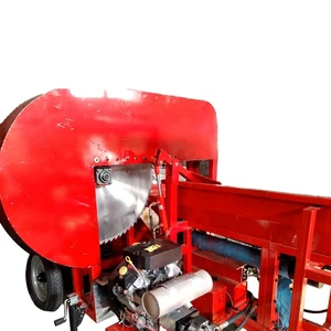 BRT 50T Circular Saw Firewood Processor with Hydraulic Chain Table and Conveyor