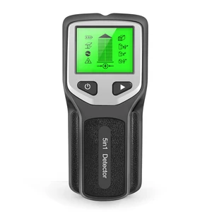 Sunnygram 5 1 Stud Finder Wall Scanner HD LCD Display Smart Chip Wood Metal IP66 Rated 10-Inch Sensitivity Pipe Detection