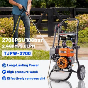 OEM Factory New Cheap Price AR Pump Wash Machine 2700PSI/186Bar Gasoline High Pressure Washer 170F 208cc Aluminum Alloy Motor