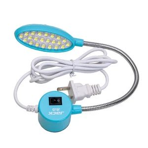 Magnetic LED Sewing Machine Light for JACK Flatbed - Dimmable Adjustable Gooseneck Eye-Protection Work Lamp Energy Saving