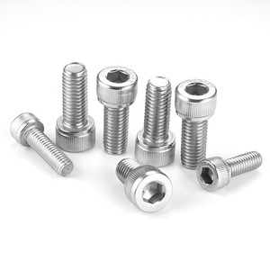 M1.6 M2 M2.5 M3 M4 M5 M6 DIN912 Stainless Steel A2 Allen Key Bolts Hex Drive Socket Head Cap Screws