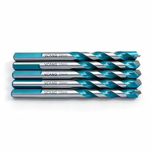 VCANO 115mm Metal Core Drill Bit 5Pcs Multipurpose for Masonry & Concrete with 1 Year Warranty