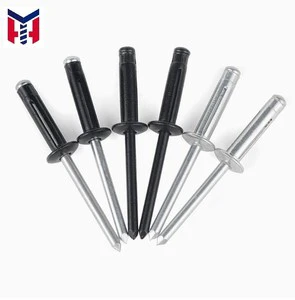 Full Aluminum & Stainless Steel Grade10 Round Head Blind Pop Rivets Lantern Type Expansion Rivets M3-M12 with Grip Range 3-9