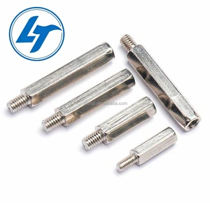 LT 304 Stainless Steel Industrial Grade Single-head Hexagonal Stud Screws Isolation Column Studs Double-headed Screw Connecting